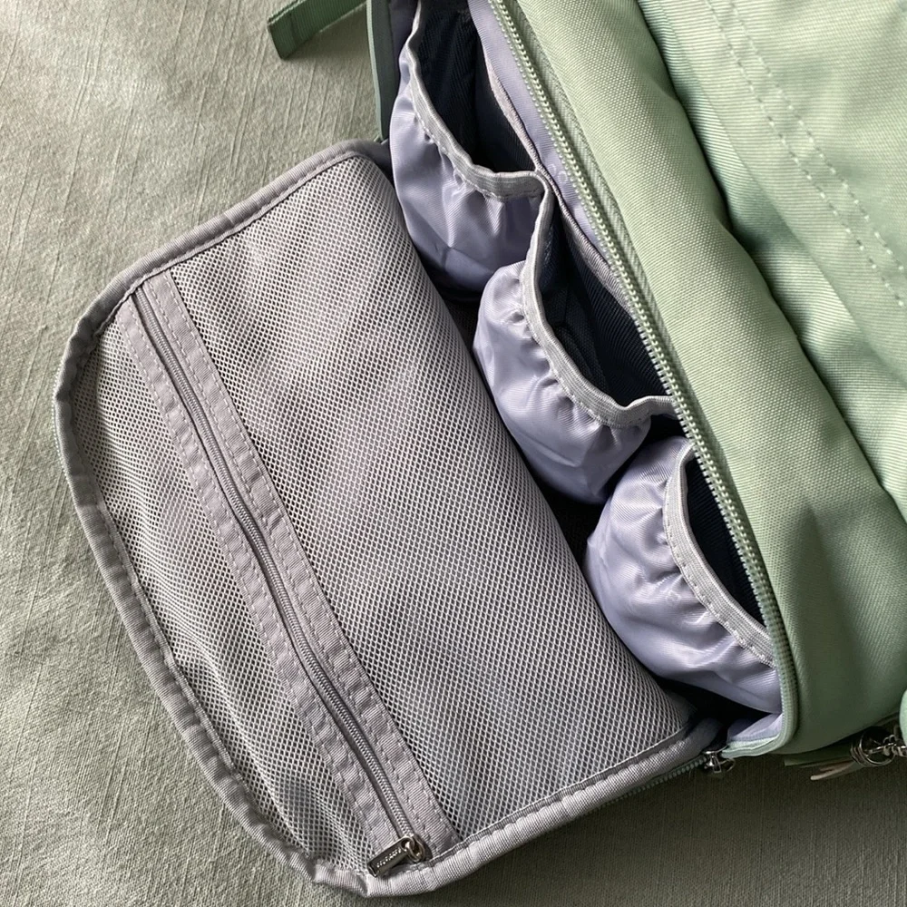 Mint Green Baby Organizer Backpack